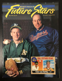 Nolan Ryan Baseball Future Stars Beckett Magazine May 91 Issue 1