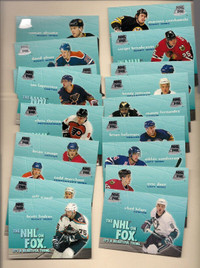 CARTE DE HOCKEY SKYBOX THE NHL ON FOX COMPLETE SET 18 CARD