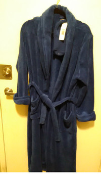 Royal Blue housecoat w/slippers-NEWunused sz.1x--see below