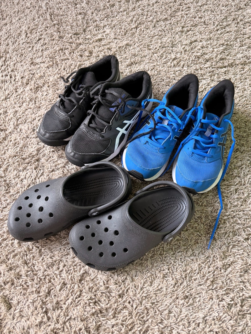 boys asics shoes and crocs size 5 and size 6 | Kids & Youth | Winnipeg ...
