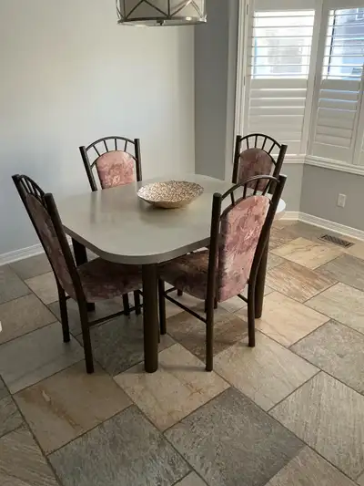 Kitchen Table with 4 Chairs, View more
