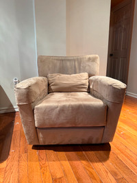 Suede comfortable small size Armchair