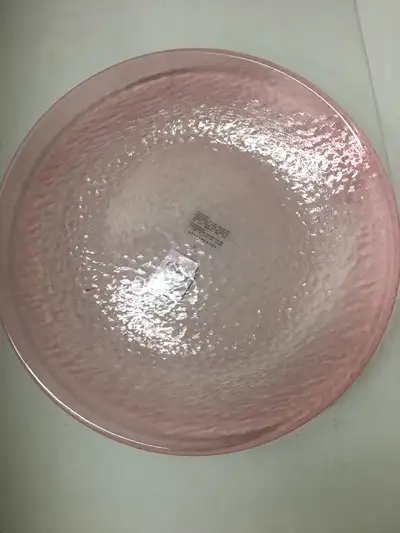 Pottery Barn  pink “Fresca” acrylic dinner plates set of 8 nwt, View more