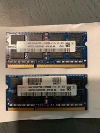 Hynix SoDimm DDR3 1600MHz 2X4GB 8GB TOTAL