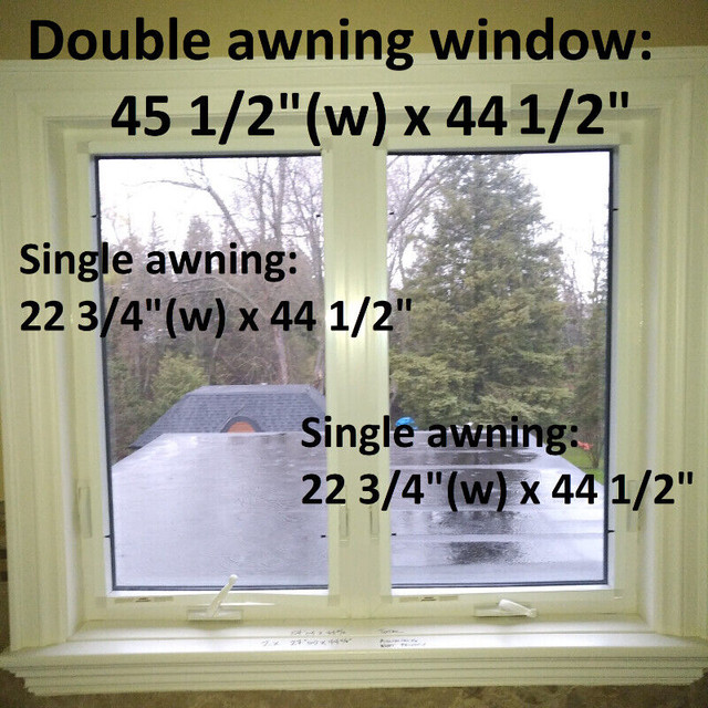 Window Set - From A House, Vinyl, Off White, Awning (b) in Windows, Doors & Trim in Markham / York Region - Image 3