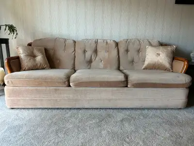 Comfy couch and chair set from a smoke free, pet free home. Pick-up only. $150