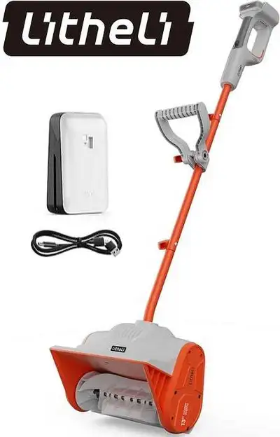 ❄️ Litheli 20V 13" Cordless Electric Snow Shovel , View more