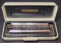 German Hohner Marine Band Harmonica Key D