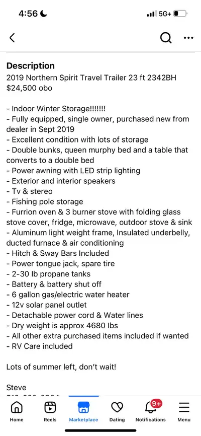 https://www.facebook.com/share/1g5742cqY9/?mibextid=wwXIfr Steve 519-820-0864 Elora, ON