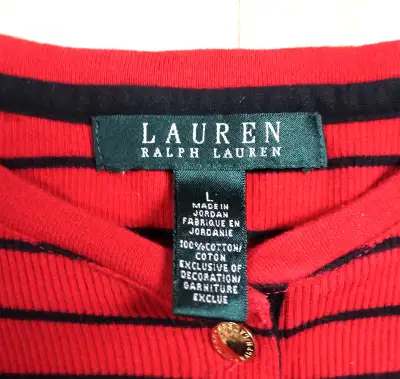 BRAND NEW, NEVER WORN, Lauren Ralph Lauren Women's Top, Size L, View more