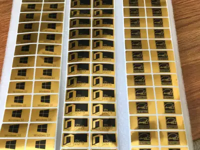 Lot x 40 = Stickers on "Gold Labels" Top Notch Quality of 10 Stickers Each .. [ Mix And Match 40 Sti...