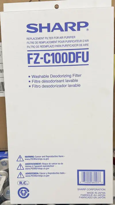 Sharp Air Purifier Replacement Filters FZC100DFU, View more