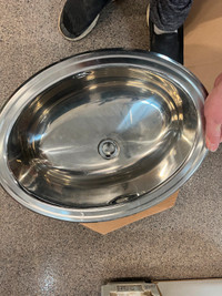 OVAL STAINLESS STEEL SINK