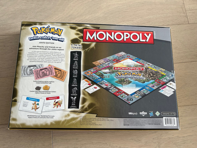 Pokémon monopoly board game trading game in Toys & Games in Vancouver - Image 2