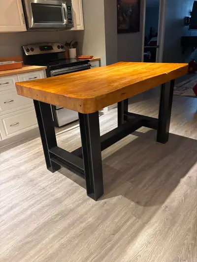 Butcher Block Table, View more