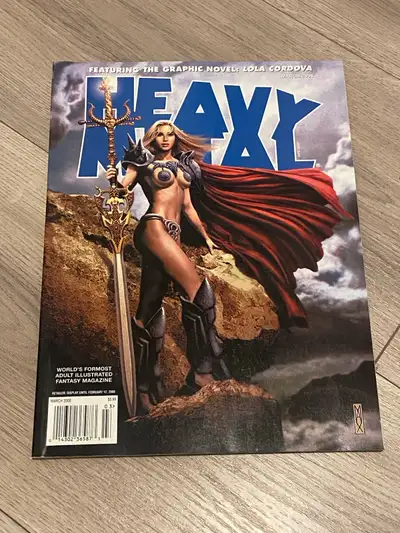 Heavy Metal Magazine Vol 32 #1 March 2008 Vallejo Bertolini 6.0, View more