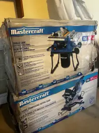 Mastercraft New Table saw and Mitre compound saw 