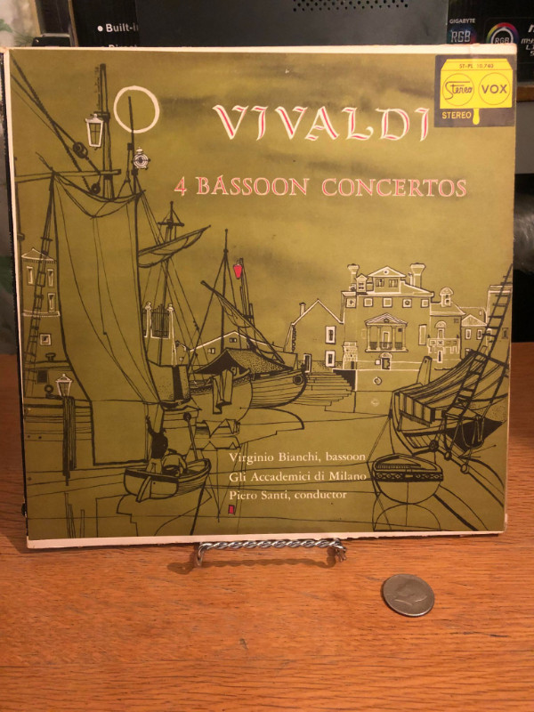 Vintage- Antonio Vivaldi 4 Bassoon concertos dans Art et objets de collection  à Ville de Montréal