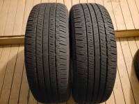 2x 225/60 R18 Dunlop GrandTrek PT20 All Season Tires 