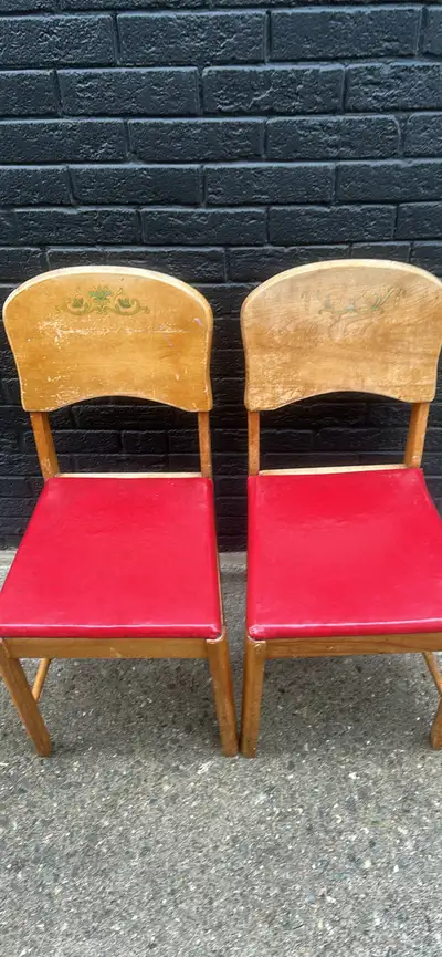 Vintage Wooden Dining Chairs, View more