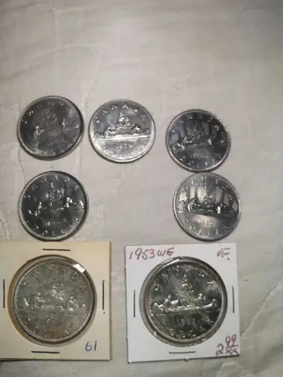 Canadian silver dollars, View more