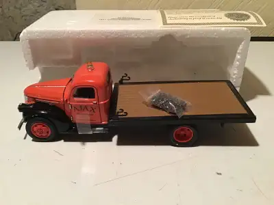 1941 replica of a Chevrolet truck. Scale 1-30.scale ….Length 8 inches and cab height 3 inches. Metal...