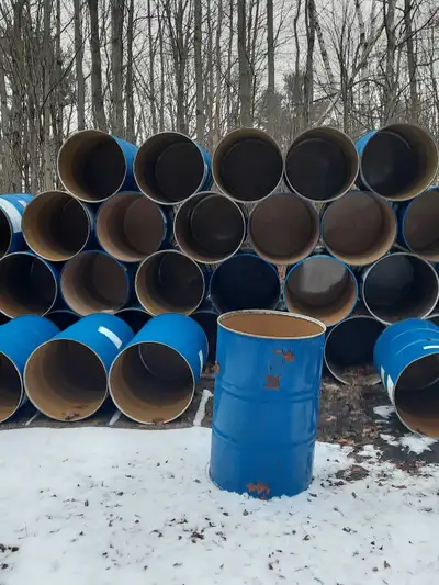Steel Burn Barrels, View more