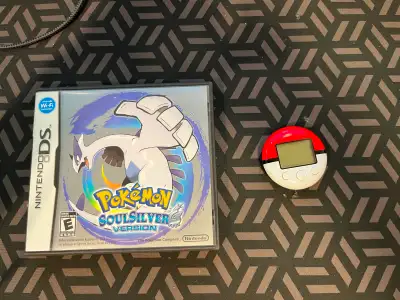 Pokemon SoulSilver CIB with working Pokewalker.