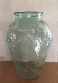 Big glass vase