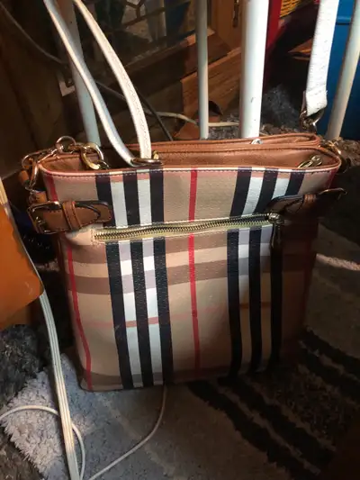 NEW plaid crossbody purse $20, View more