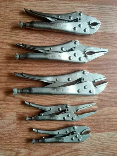 Mastercraft Locking Pliers, Wire Stripper, Wrench, Measure Tape, View more