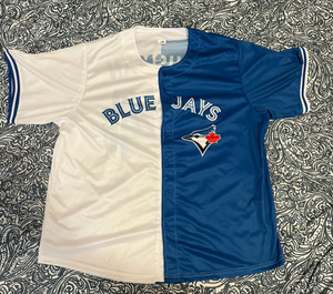 Majestic Official MLB Authentic Toronto Blue Jays Youth Medium Licensed  Replica Jersey Tee : Sports & Outdoors 