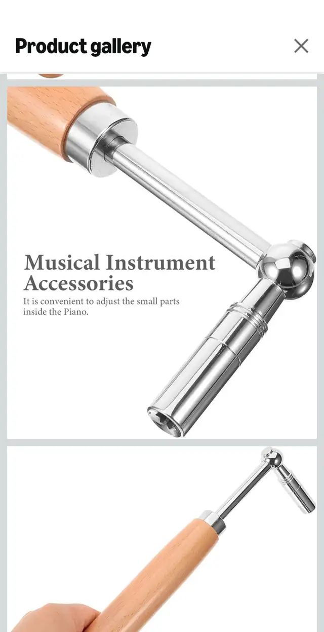 Piano Tuning Wrench Instrument Spanner Tool Steel Rod in Hand Tools in City of Toronto - Image 8
