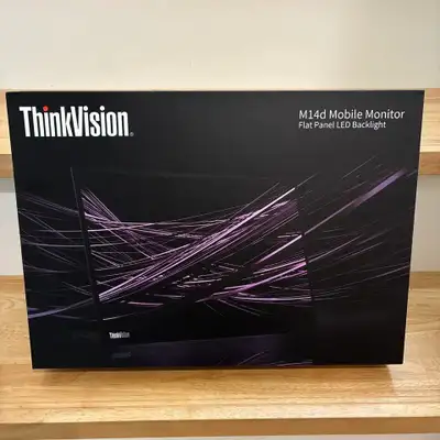 ThinkVision 14 inch IPS USB-C Portable Monitor - M14d, View more