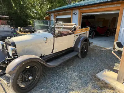 Presenting an absolute showpiece: a meticulously restored 1929 Ford Model A Roadster Pickup. Having...