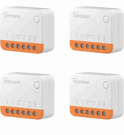SONOFF MINIR4 10A Smart WiFi Extreme Wireless Light Switch, Univ, View more