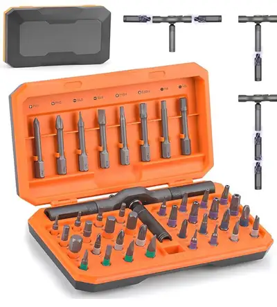 42 in 1 Ratchet Magnetic Screwdriver Set with T Handle, View more