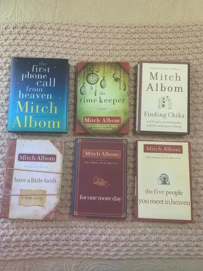 NEW ‘ MITCH ALBOM’S ‘ POPULAR SPIRITUAL•BOOKS ! 1st EDITIONS , View more