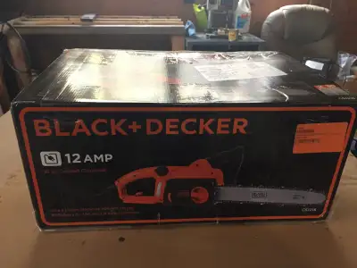 Black and Decker Electric Chainsaw, View more