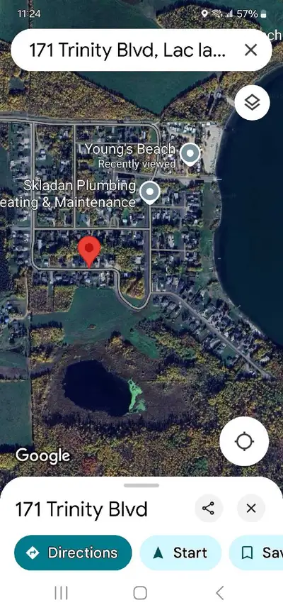 Vacant lot Youngs beach, Beaver Lake. 170 Trinity blvd. Plan 882262 block 4 lot 19. Power, gas, wate...