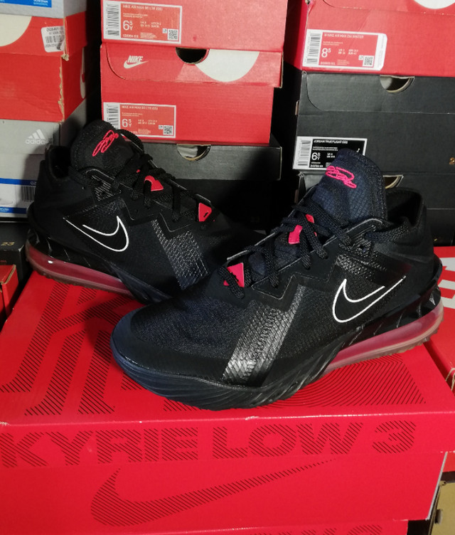 NIKE LEBRON JAMES18 "BRED' MEN'S SZ9.5 MINT CONDITION "USED' in Men's Shoes in Windsor Region - Image 3