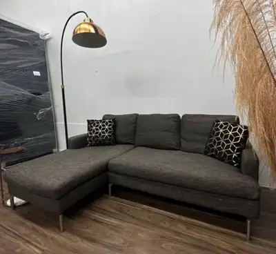 Eq3 Premium Sectional L Shape Modern Feather Fill Free Delivery , View more