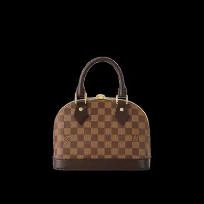 The Alma BB handbag traces its pedigree to the Art Deco original, introduced in 1934. Signature deta...