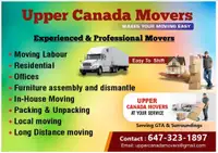 Professional Movers|Cheapest prices($99/hr) ☎️ 647-323-1897