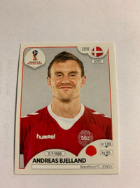 2018 PANINI FIFA WORLD CUP RUSSIA A. BJELLAND #258 DENMARK