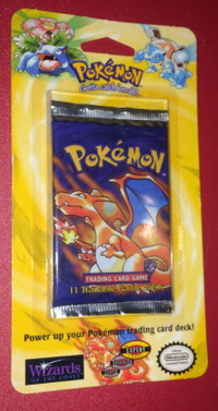 SHADOWLESS MINT POKEMON TCG BASE Set Booster BLISTER Pack! 1999