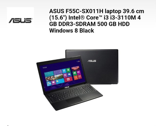ASUS F55 C Laptop (Screen size 16') Factory Reset done. in Laptops in Red Deer - Image 4