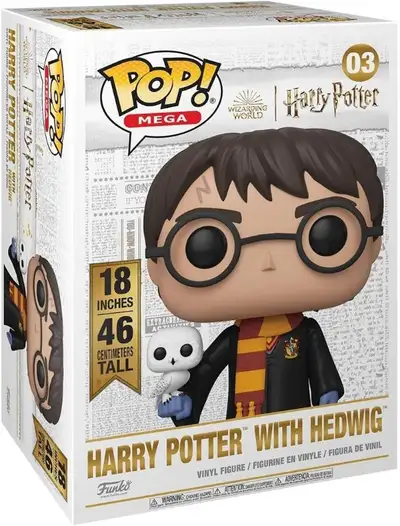 Funko Pop - Harry Potter - 18" Harry Potter with Hedwig Cash only. In brand new condition. Please e-...
