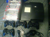PS3 and 20 games + IT`s jail broke
