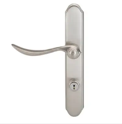 Larson Storm Door Handle Set in Brushed Nickel Finish This was bought brand new but does not fit my...